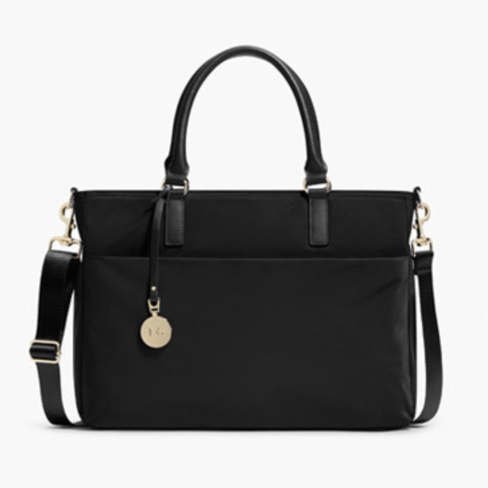 Black Gold Lavender Lo & Sons Brookline 15" Laptop Bag